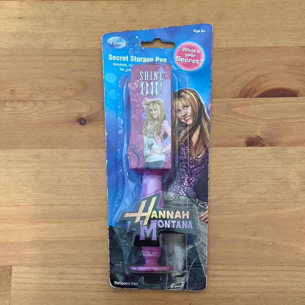 Vintage Miley Cyrus - Hannah Montana Shine On! Secret Storage Pen!